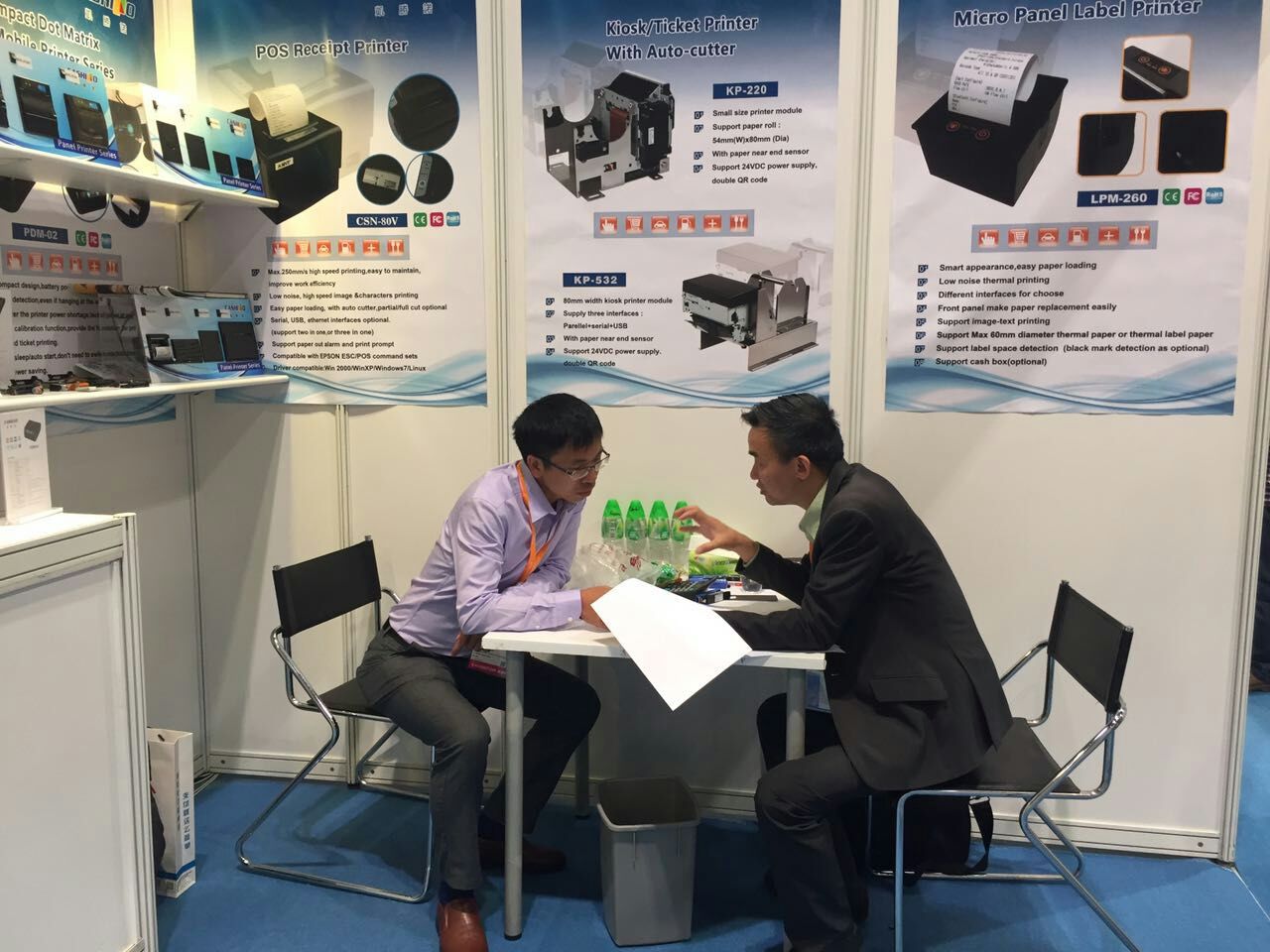 CASHINO Micro Thermal Printers Displayed Successfully In 2017 Hong Kong Electronic Fair