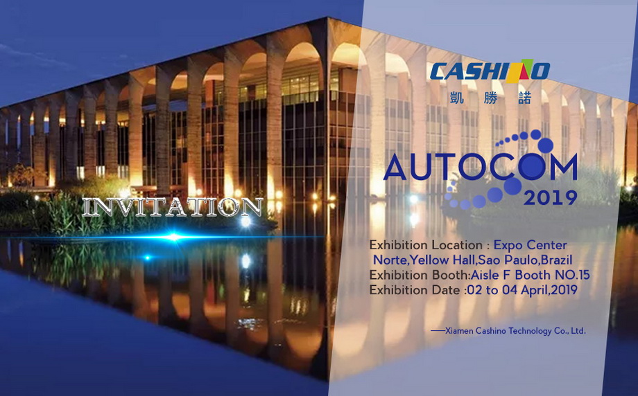 Cashino Invites you to visit AUTOCOM 2019 in Brazil