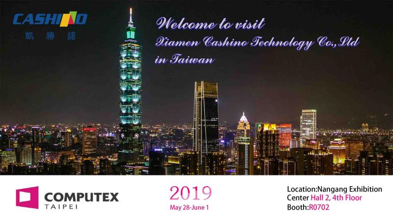Cashino will attend the Computex Taipei 2019