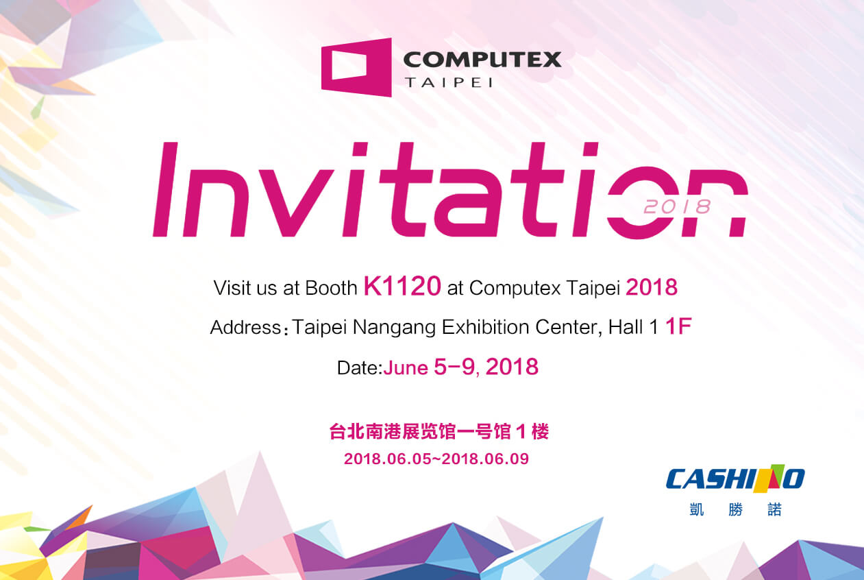 Cashino Invites You to Computex Taipei 2018