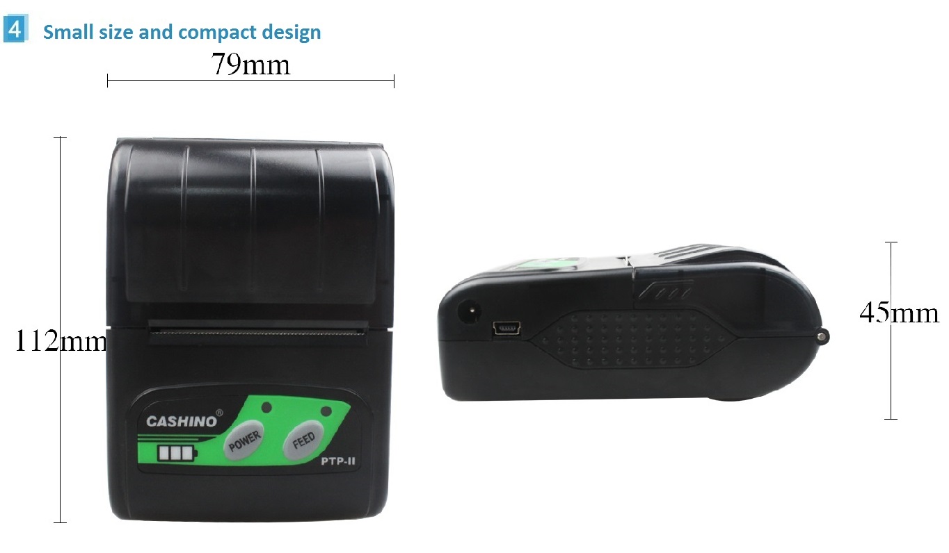 58MM mini mobile thermal receipt printer