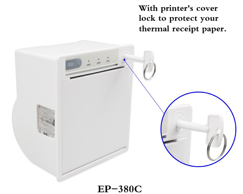 80mm thermal panel printers for kiosk